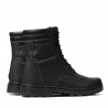 Botines para hombre (tallas grandes) 470m negro mate