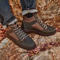 Botas para hombre 4128 tuxon kaki combinado