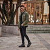 Botas para hombres 4125 negro combinado lifestyle