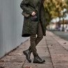 Botines de mujer 3362 caqui camuflaje