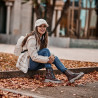 Botas de mujer 3358 a marrón combinado