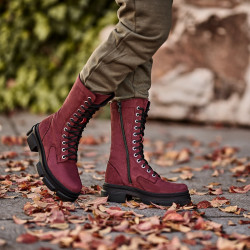 Botas para mujer 3361 bufo burdeos lifestyle