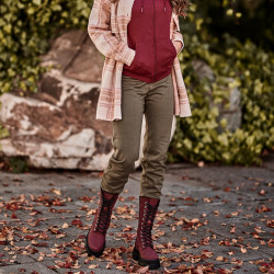 Botas para mujer 3361 bufo burdeos lifestyle