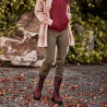 Botas para mujer 3361 bufo burdeos lifestyle