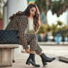 Botines mujer 1183 negro lifestyle