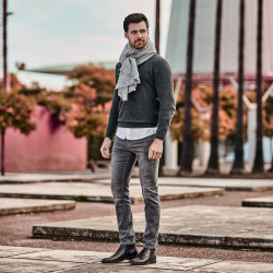 Botines para hombre 4130 a marrón lifestyle