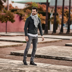 Botines para hombre 4130 a marrón lifestyle