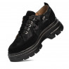 Zapatos casuales de mujer 6043 negro ante combinado