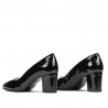 Zapatos elegantes de mujer 1268 charol negro