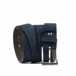 Cinturón hombre 05b azul ante