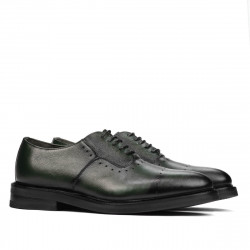 Zapatos elegantes de hombre 937 a verde
