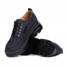 Zapatos casuales de mujer 6043 índigo velur combinado