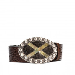 Cinturón unisex 02ld marrón oscuro