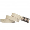 Cinturón unisex 05ld charol beige