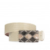 Cinturón unisex 05ld charol beige