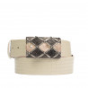 Cinturón unisex 05ld charol beige