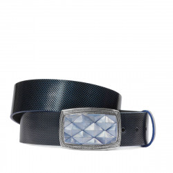 Cinturón unisex 07ld charol azul