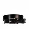 Cinturón para hombre 59b negro brillante