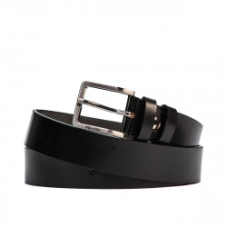 Cinturón para hombre 59b negro brillante