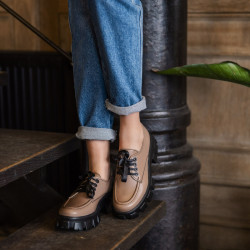 Zapatos casuales de mujer 6040 capuchino lifestyle