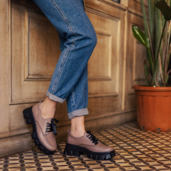 Zapatos casuales de mujer 6040 capuchino lifestyle