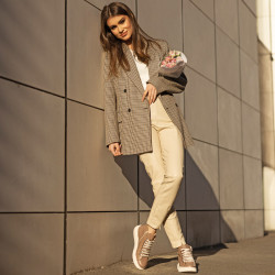 Botines de mujer 3370 capuchino