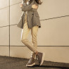 Botines de mujer 3370 capuchino