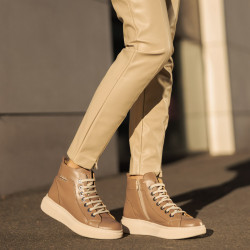 Botines de mujer 3370 capuchino