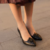 Zapatos elegantes de mujer 1282 negro lifestyle