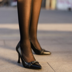 Zapatos elegantes de mujer 1288 negros