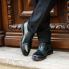 Zapatos elegantes de hombre 937 a verde lifestyle
