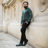 Zapatos elegantes de hombre 937 a verde lifestyle