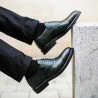 Zapatos elegantes de hombre 937 a verde lifestyle