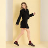 Zapatos casuales de mujer 6025 charol burdeos