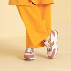 Zapatillas deportivas mujer 6030 rosa+blanco