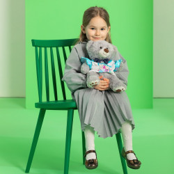 Zapatos para niños pequeños 67c marrón nacarado combinado lifestyle
