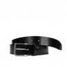 Cinturón para hombre 60b negro brillante