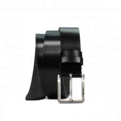 Cinturón para hombre 60b negro brillante