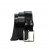 Cinturón para hombre 60b negro brillante