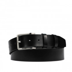 Cinturón para hombre 60b negro brillante