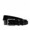 Cinturón para hombre 60b negro brillante
