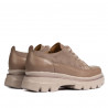 Zapatos casuales de mujer 6043 capuchino combinado