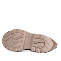 Zapatos casuales de mujer 6043 capuchino combinado