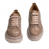 Zapatos casuales de mujer 6043 capuchino combinado