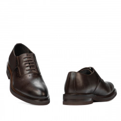 Zapatos elegantes para hombre 937m a café