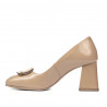 Zapatos elegantes para mujer 1291 charol beige