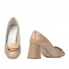 Zapatos elegantes para mujer 1291 charol beige