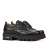 Zapatos casuales de mujer 6047 negro combinado