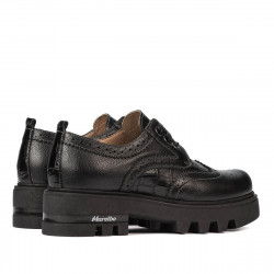 Zapatos casuales de mujer 6047 negro combinado