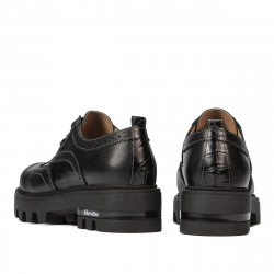 Zapatos casuales de mujer 6047 negro combinado